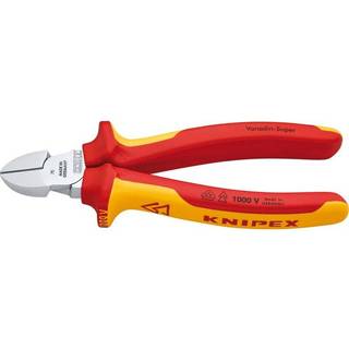 KNIPEX Skævbider forkromet isoleret med flerkomponent-håndtag, vde-godkendt 160 mm