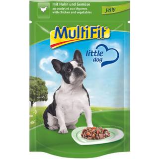 Adult Little Dog Jelly, pouch kylling & grøntsager 100 g