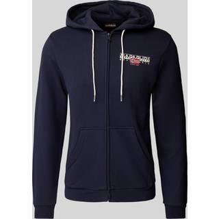 NAPAPIJRI Herren Sweatjacke blau unifarben