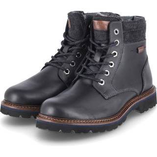 Sioux Herren Schnürboots schwarz Glattleder