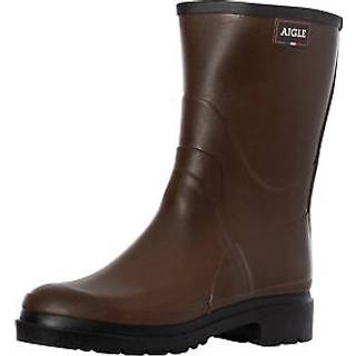 Aigle Herren Gummistiefel braun Gummi