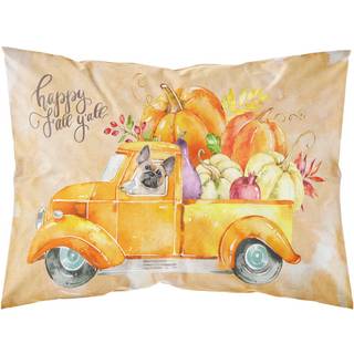 Fall høst Fawn French Bulldog Fabric Standard Pillowcase