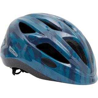 Pathtaker Lucky cykelhjelm blå camo junior - Hjelmstørrelse 46-51 cm