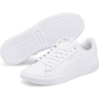 Puma Hvide Læder Sneakers Vikky V3 til Kvinder