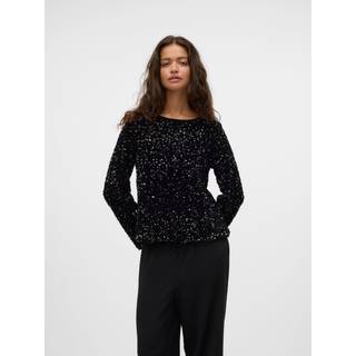 Vero Moda - Sort - Vmbella Ls Boatneck Top Jrs - X-Small