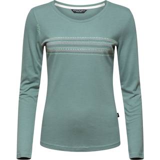 Chillaz Women's Dalmatien Ornament Longsleeve Damer størrelse 36 farve turkis