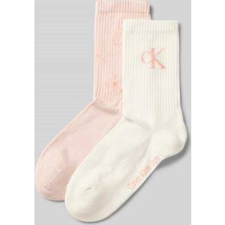 2 Pack Crew Socks - White - One Size