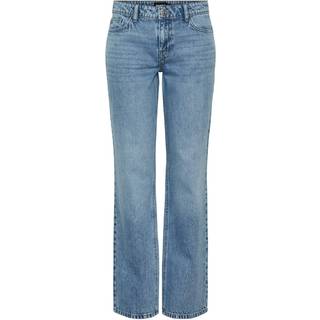 Pieces - Blå - Pcnoelle Lw Straight Jeans - EU 32
