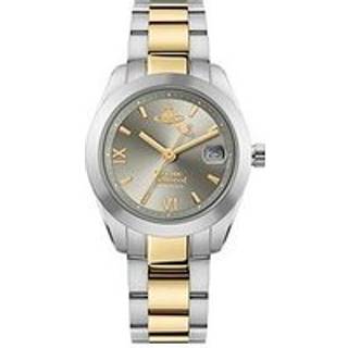 Vivienne Westwood Gold Mix Grey Fenchurch Round Bracelet Watch - Gold