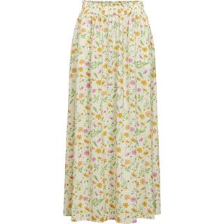 Object Collectors Item Objlorena New Long Skirt Sandshell AOP:Flower 36