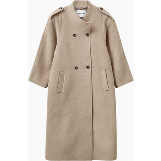 Aunty Coat - Brown Melange - H2O Fagerholt - Brun XS