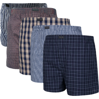 5-pak Vævede Boxershorts - Tern - XL