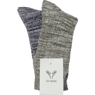 Fat Moose Combo2 - Sokker 2-pak Oliven - 43-46