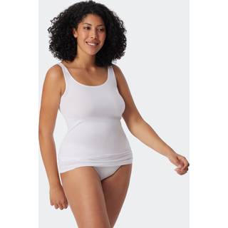 Schiesser 2-Pack top, hvid, Størrelse: 42, Dame