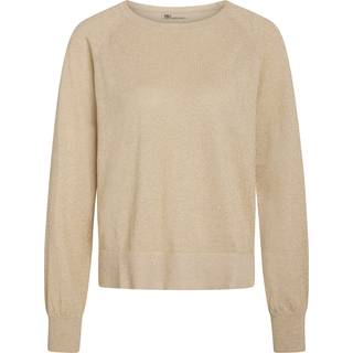 Bekka Striktrøje - Light Gold - Knitwear, Light