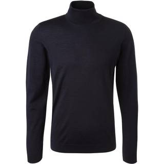 MAERZ Muenchen Herren Rollkragenpullover blau unifarben