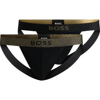 BOSS 2-pak Jock Strap Gift - Black/Gold-2 - X-Large