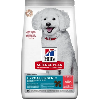 Hill's SCIENCE PLAN Hypoallergenic Small & Mini Adult Hundefoder Med Laks - 1,5 kg