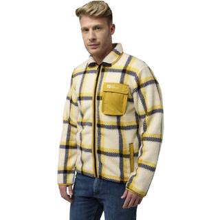 Jack Wolfskin Men's Felslicht Check Jacket Panna Cotta, L