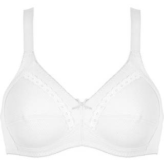 Naturana Cotton Soft Bra - White - F 80