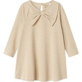 NAME IT Kjole Rnanna Frosted Almond