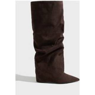 Nelly - Brun - Folded Shaft Boot - 41