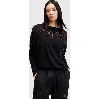 Allsaints Rita slangeeffekt T-shirtSmall