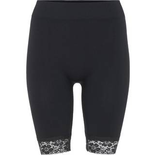 Decoy Long Shorts With Lace - Black - XX-Large