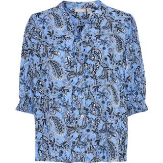 Avery Skjorte, Hydrangea/Navy Blazer, M