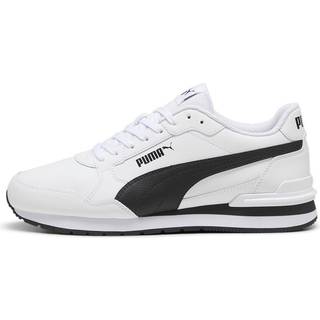 Puma ST Runner v4 Leather Sneakers Unisex, White, Size 42, Shoes - Cast Iron - 42
