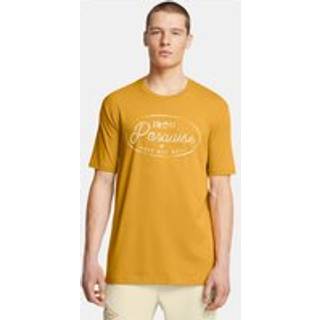 T-shirt Under Armour UA Pjt Rck Made Not Born SS-YLW 1386910-711 Størrelse XXL