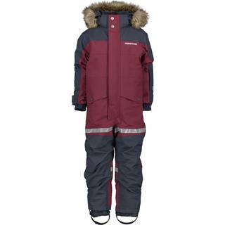 Didriksons Kids' Bjärven Coverall 3 Rusty Wine, 130