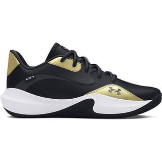 Under Armour Lockdown 7 Low Unisex Basketball Shoes Black / Metallic Gold / Black 40