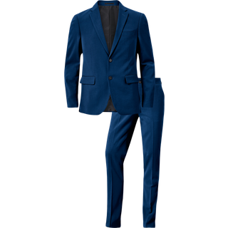 Plain Jakkesæt, Blue, 56