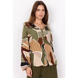 SC-Ilana 1 - Print Bluse - Olive