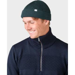Klitmøller Collective - Fine short beanie - Moss Green - One size