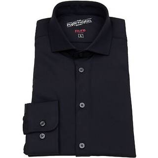 PURE Herren Hemd schwarz