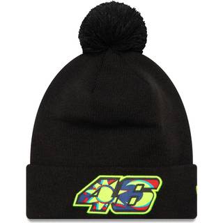 VR46 Graphic Overlay Black Bobble Knit Beanie Hat newera adult unisex Black newera adult unisex Black newera adult unisex Black newera adult unisex Bl - Osfm
