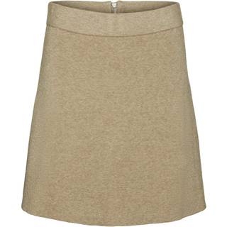 VERO MODA dame nederdel VMGOLD - Silver Mink W. MELANGE - M