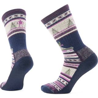 Smartwool Unisex Everyday Say It Ain'T Snow Crew Socks Purple Iris, 34-37