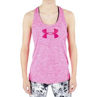 Under Armour Tech Tank XS/34 Dame - Sort/grå til løb og træning, let og åndbar