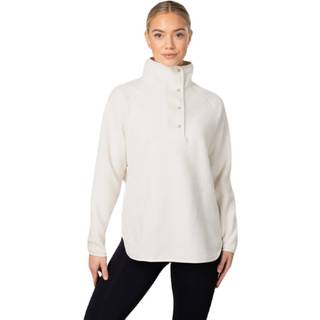 Johaug Women's Fusion Pile Oversized Henley Tofu White, M
