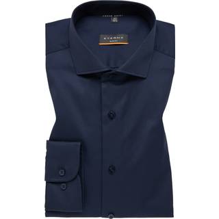 Eterna Cover Skjorte Slim Navy - 44