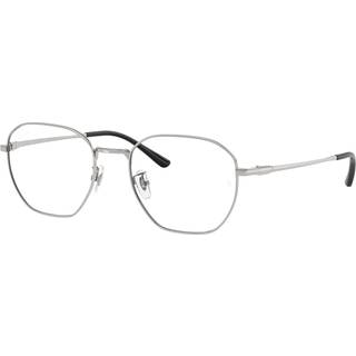Ray - Ban Unisex RX8777D 1002 Optiske stel Titanium Sølv Transparent Geometrisk Normal