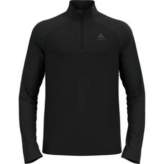 Odlo Essential Ceramiwarm 1/2 Zip Running Shirt Men - Black, Size L - black