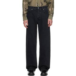 Sunflower Loose 5094 washed black jeans - 31/32