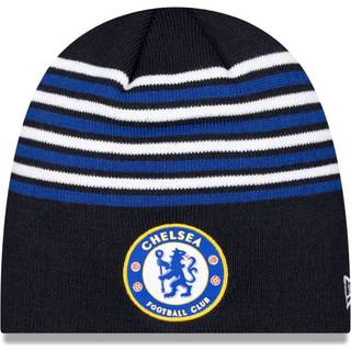 Chelsea FC Lion Crest Stripe Blue Beanie Hat newera adult unisex Blue newera adult unisex Blue newera adult unisex Blue newera adult unisex Blue newer - Osfm