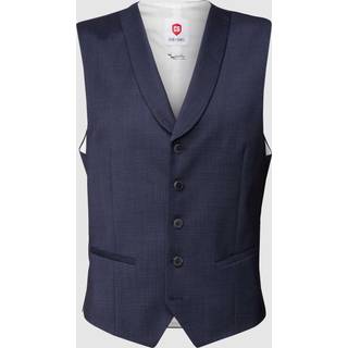 CG Herren Weste blau meliert