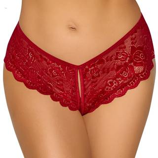 Cottelli - åben blondetrusse (rød) - L