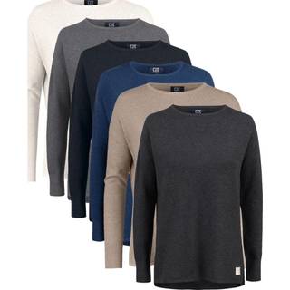 Cutter & Buck 355427 Carnation Sweater Ladies Taupe Melange S